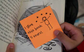 Classroom Libraries Sticky Note