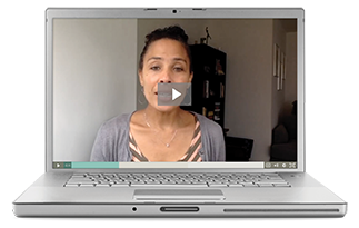 A laptop with parent minilesson video