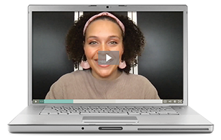 A laptop with lesson video and associated print resources.